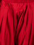 Boy's Red Brocade Nehru Jacket Set With Patiala
